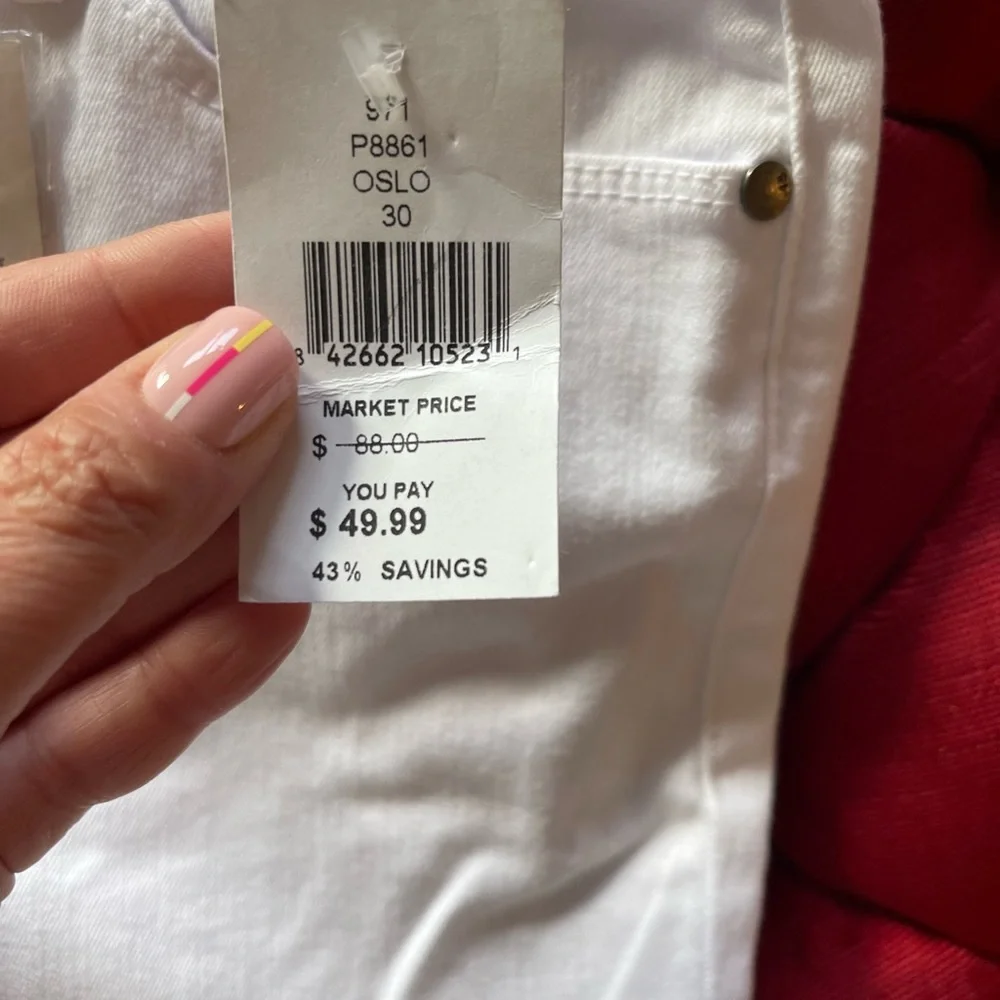 Pistola white stretch jeans - Picture 3 of 4